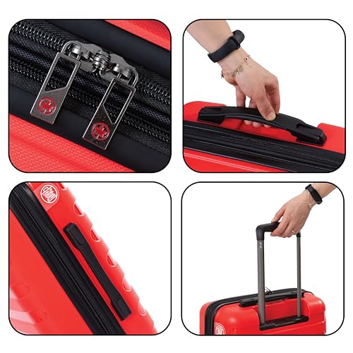 AIR CANADA Eerie 20 Inch Carry On Luggage, Carry On Luggage for Airplanes, Airline Approved Hardside Spinner Suitcase, Travel Essentials, Expandable Hard Shell Suitcase image 3