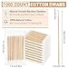Fenshine 1000 Count Microblading Cotton Swab, Cotton Swabs Pointed Tip, Cotton Swabs Wood Sticks, Cotton Tipped Applicator, Tattoo Permanent Supplies (1000pcs)