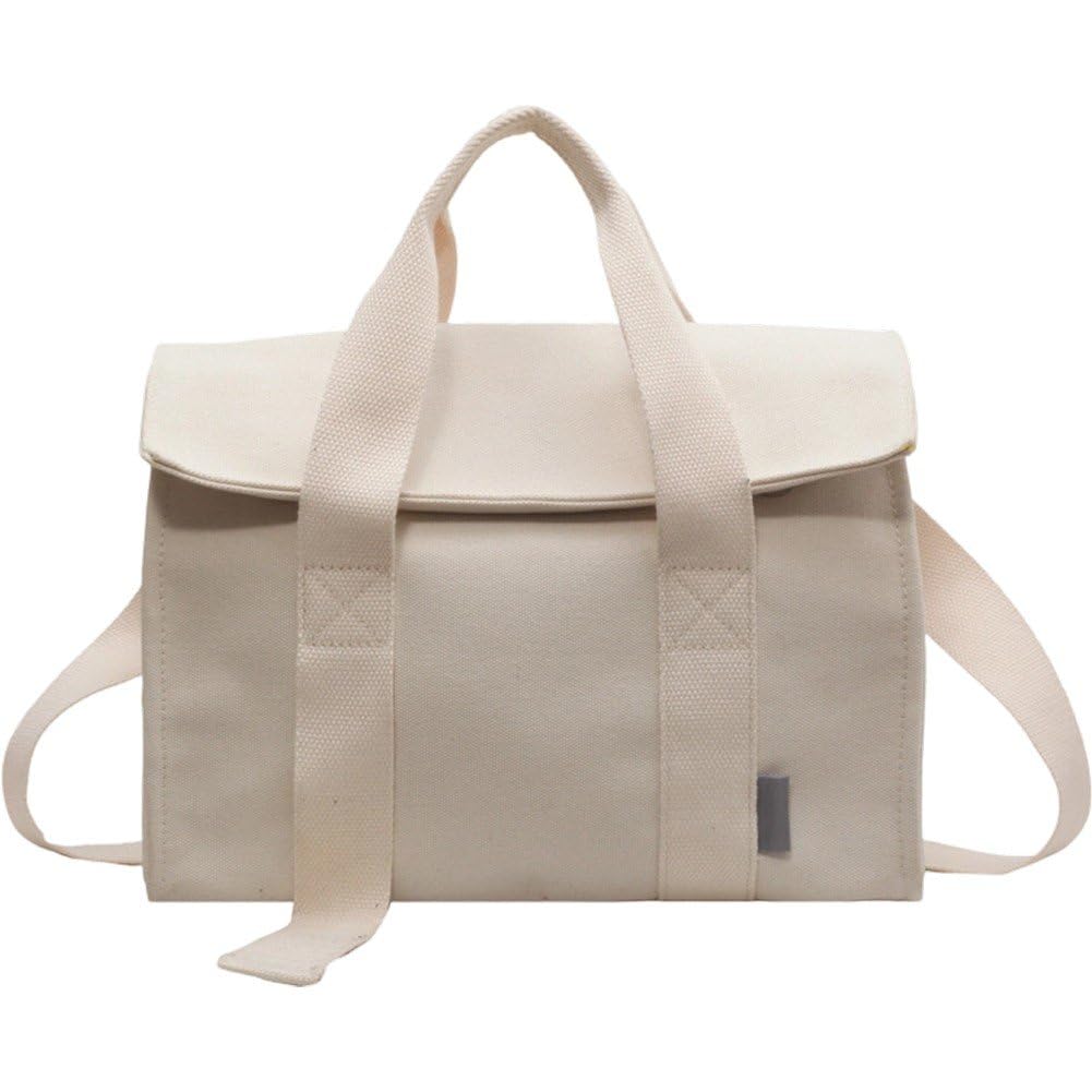 Sac en toile grande capacité à large bandoulière épaule pour femme