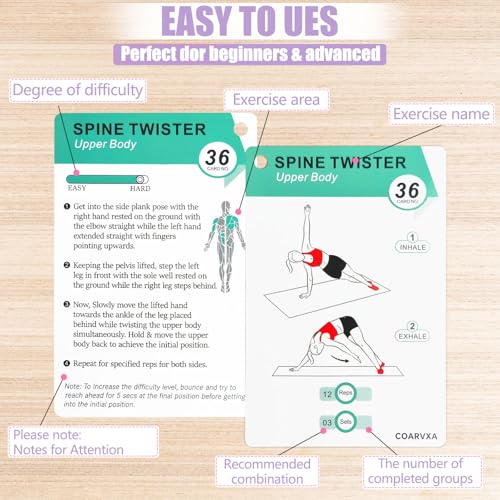 Cartes d'exercice de Pilates pour sculpter son corps chez soi - 4