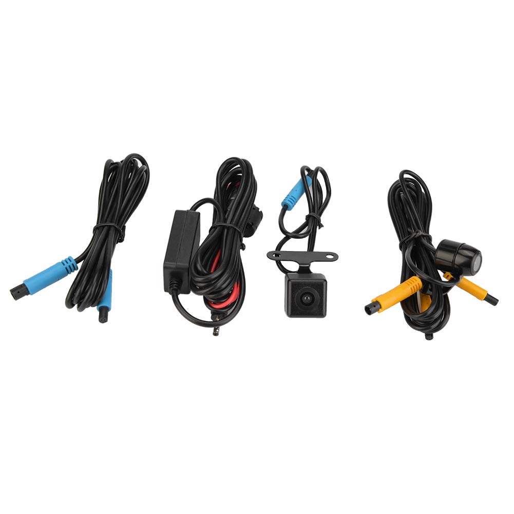 Akozon pollici HD 1080P Registratore per moto di telecamere di registrazione per motocicletta Fotocamera per soffiaggio a specchio Impermeabile 120 ° Grandangolare Dual