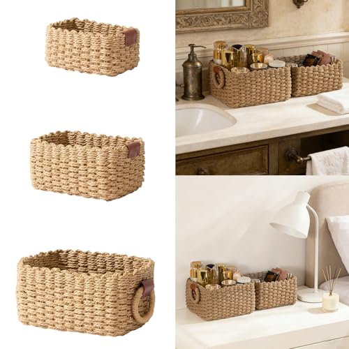 Cesta de decoracion del hogar multiusos con amplio espacio para suministros de cocina 3