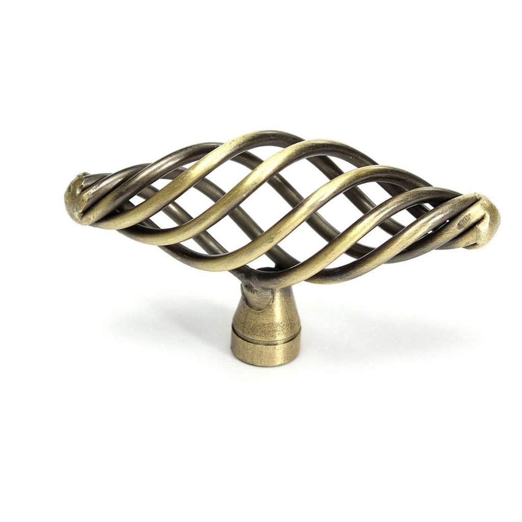 Bouton de porte antique rétro en bronze pour tiroir et armoire de cuisine