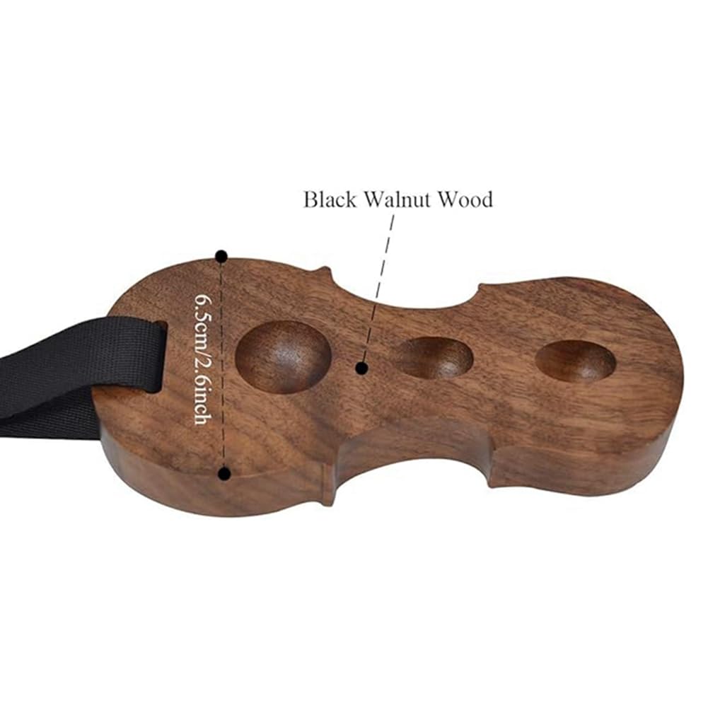 Fowecry End-Pin Stopper,Non-Skid Double End Pin Holder,Wooden Double Spike Floor Protector, Anti-Slip Anchor Rest Easy Install - Image 3