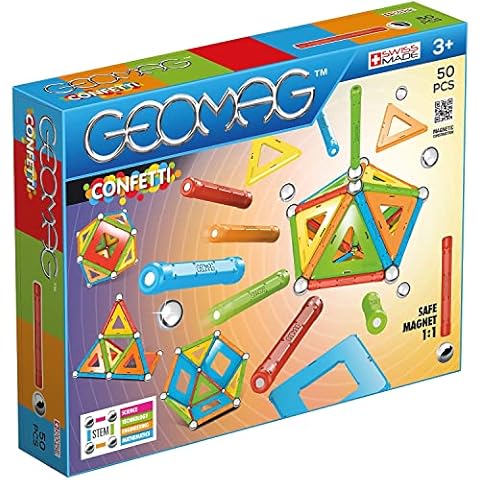 Geomag Confetti Magnetic Construction Set - 50 pcs Cover