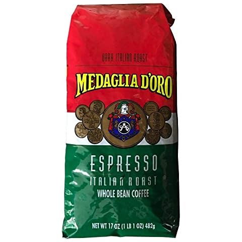 Medaglia D'Oro Whole Bean Italian Roast Espresso Coffee, 17 Ounce (Pack of 2) Cover