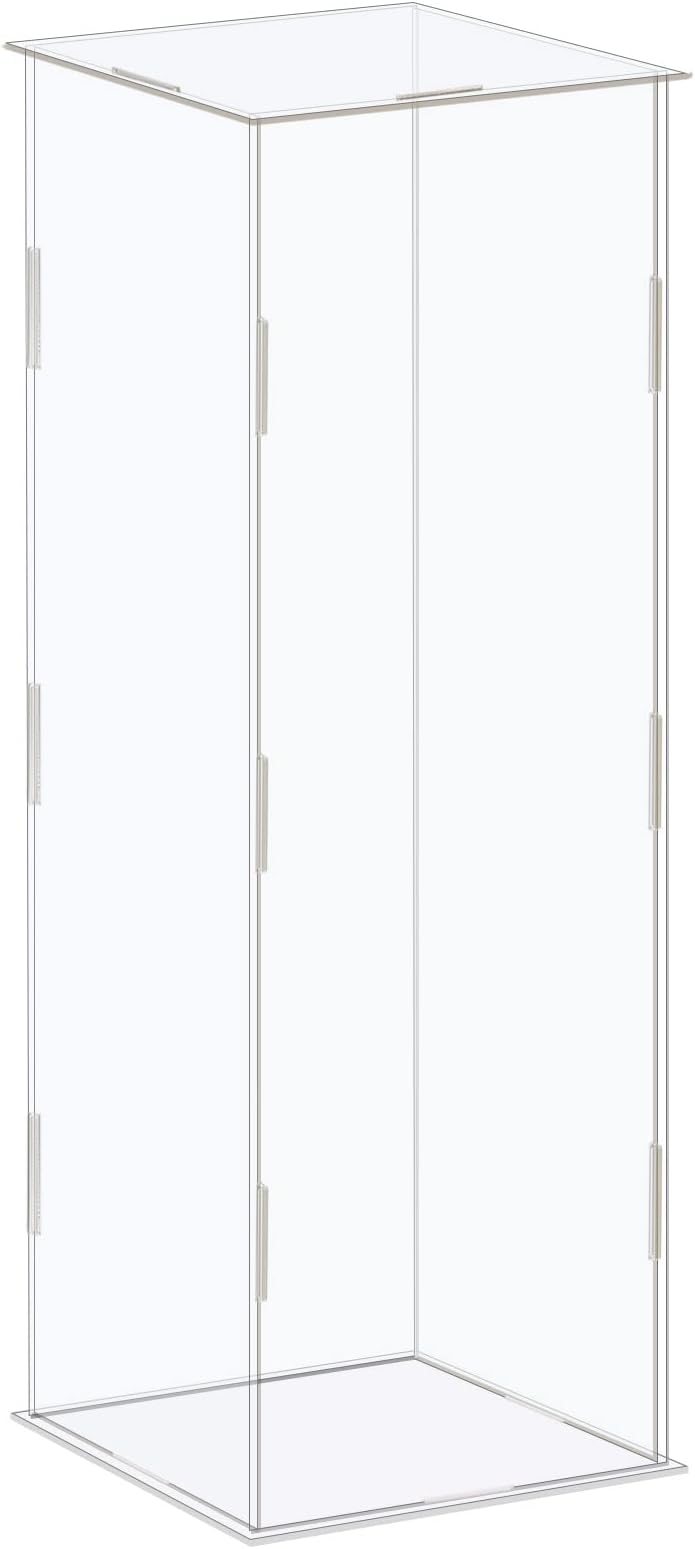 DollSafe Clear Folding Display Box – Pack Of 5 For 11-12.5 Inch Dolls & Action Figures