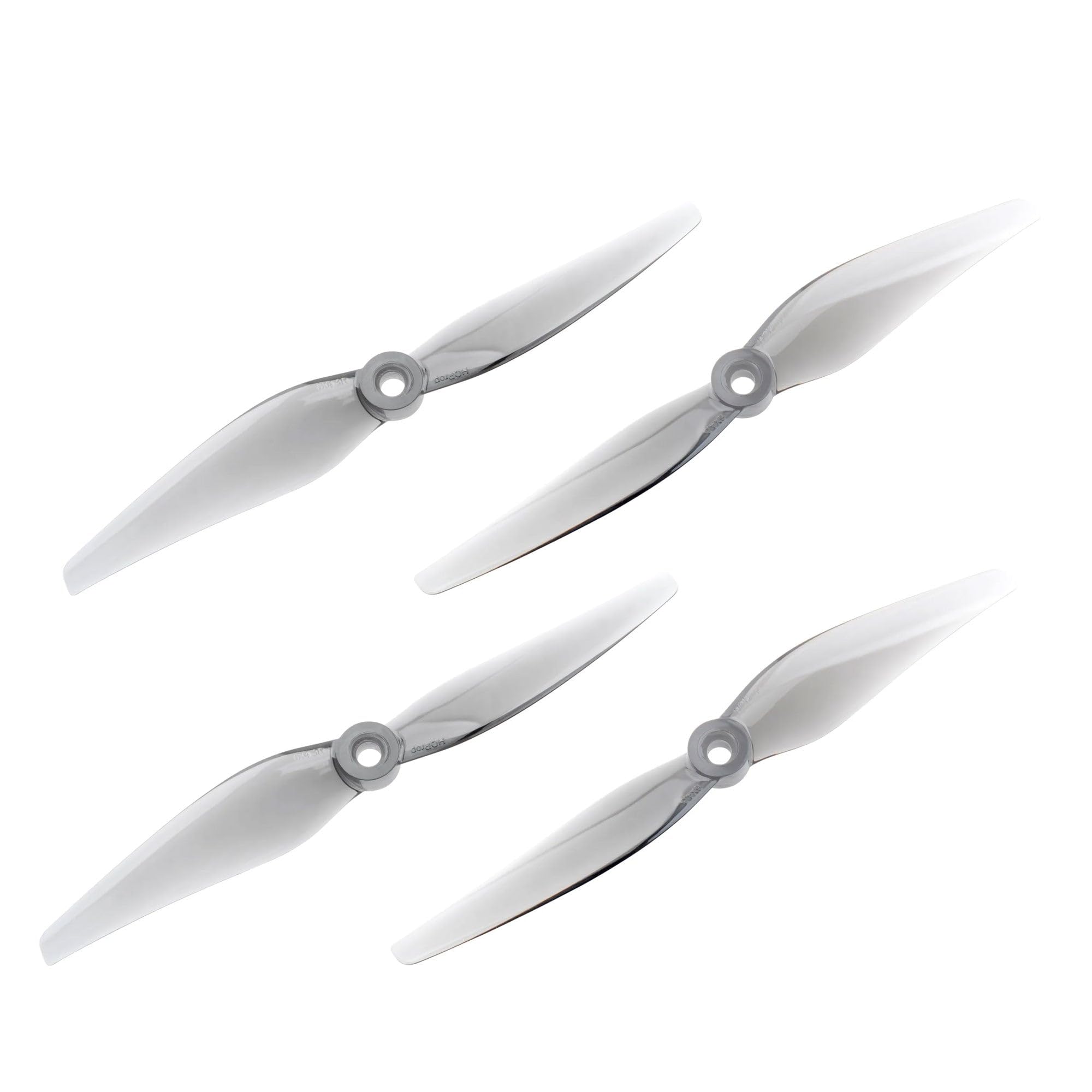 8pcs HQProp 6X4.3 6043 6 Inch Propellers Set (4X CW / 4X CCW) Poly Carbonate