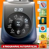 Moulinex Blend Up, Frullatore Potente, 1000 W, 8 Programmi Automatici, Lame Powelix, Pulizia Automatica, Contenitori da Viaggio, Tritaghiaccio, App Connessa, LM19H4 - 4