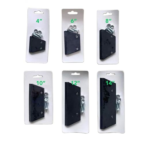 Miniatura 4 de GardenTrax - Broca de taladro con punta de cola de pez, brocas de repuesto de 4 pulgadas y 14 pulgadas