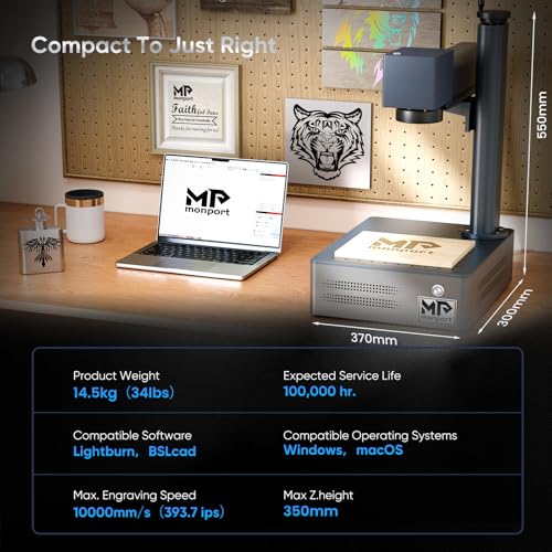 Monport 60W Fiber Laser Engraver