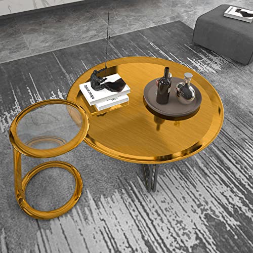 Gold Stainless Steel Wallpaper Self-Adhesive Cleanable Removable Peel And Stick Refrigerator Speaker Dryer Cabinet Oven Appliances Furniture Renovation Kitchen Glitter Wallpaper 17.71" X 78.7" #TOP1