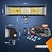 Nilight Side Shooter LED Light Bar 2PCS 6.5 Inch 60W Flood Spot Beam Combo Fog Driving Pods 16AWG 5Pin Rocker Switch Wiring Harness Kit for Truck ATV UTV Boat
