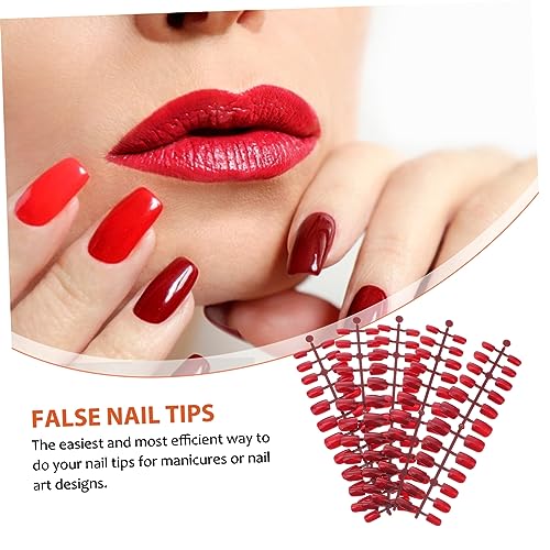 Hemoton 600 Peças acessórios para unhas presentes femininos unhas postiças envoltórios de unhas dica
