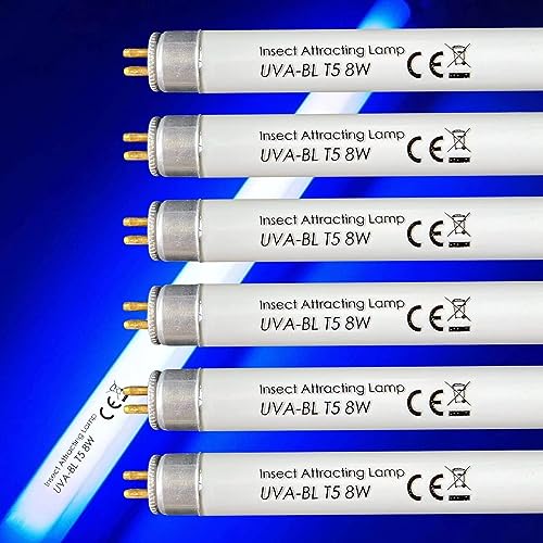 La Mejor Selección de Lampara fluorescente precio los 10 mejores. 34 Konideke F8T5/BL - foco negra de 8 W compatible con Bell y Howell Monster y Faicuk WS108 dispositivo de aplique de pared, 12 pulgadas, lámpara fluorescente BL de 365 nm, 6...