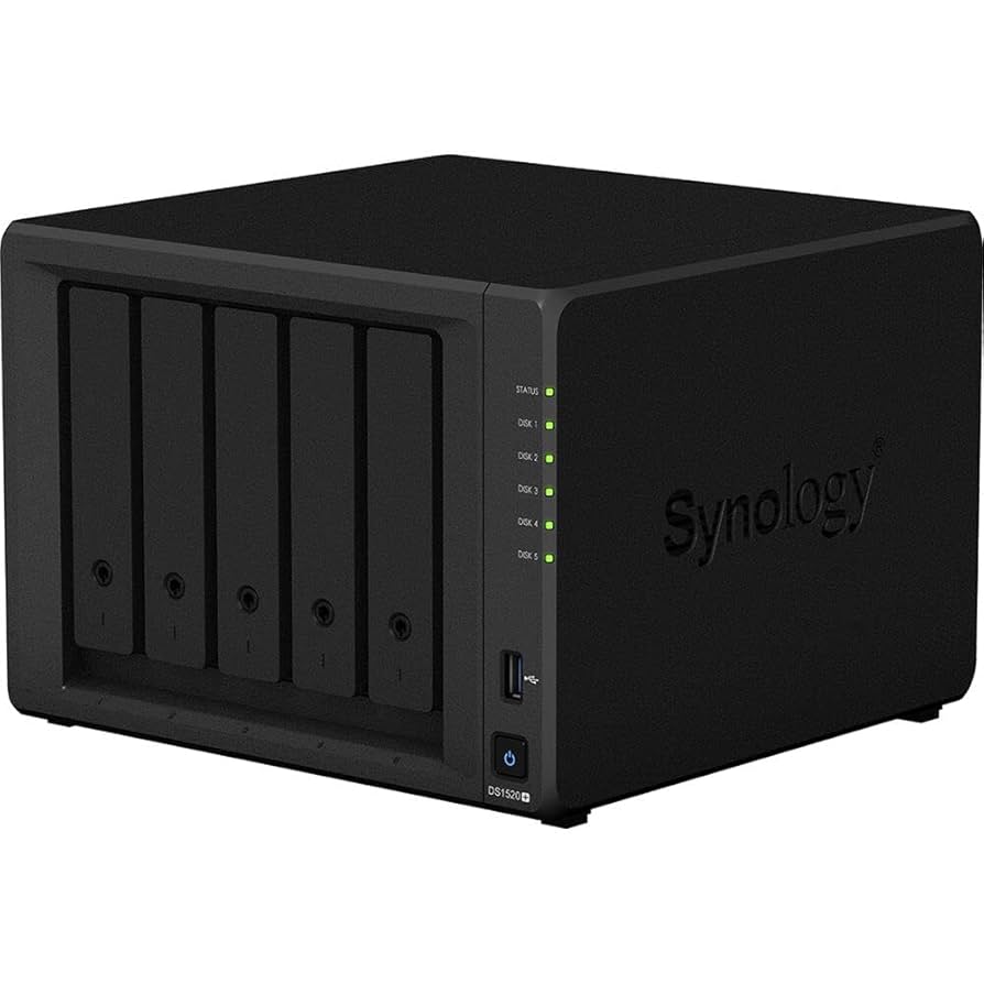 最終値下げ　美品　Synology DS1520+ NAS 5ベイ 最終値下げ 美品 Synology DS1520+ NAS 5ベイ 最終値下げ 美品