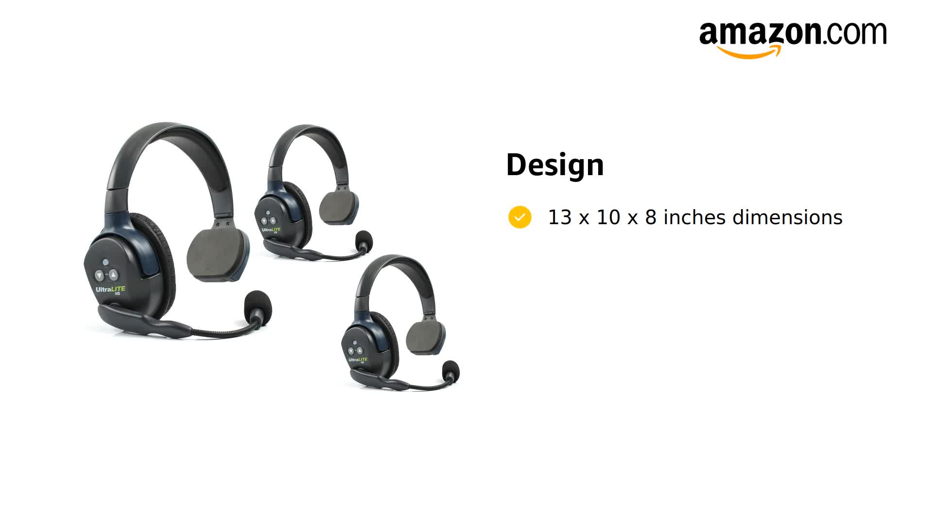 Amazon.com: Eartec UL3S Ultralite Full Duplex Wireless Headset