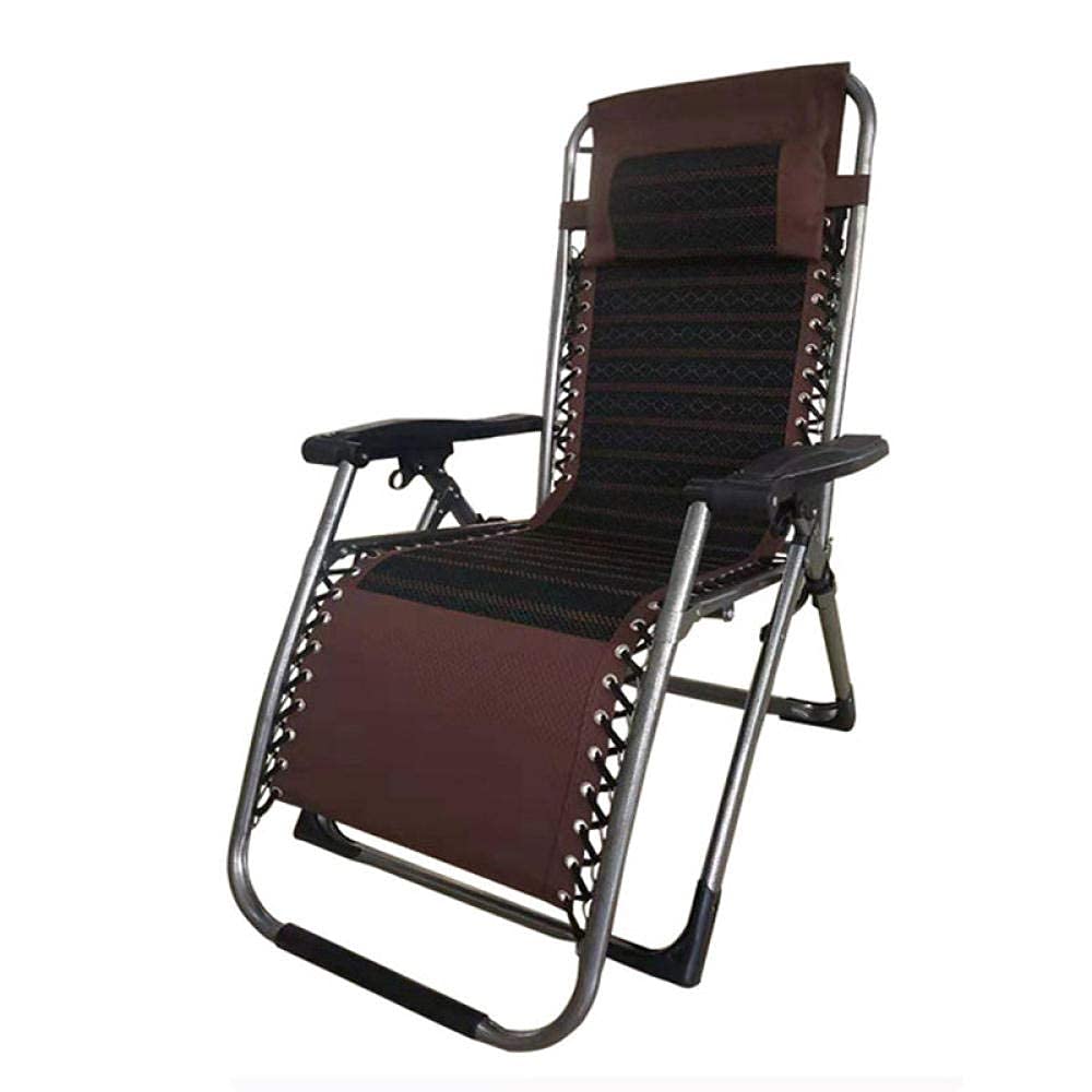 Chaise longue pliante anti-mal de dos pour extérieur et jardin