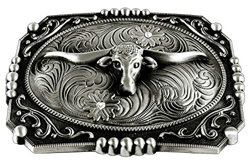 Image of Moranse Cross Cowboy Kneeling Prayer Horse Zinc Alloy Belt Buckles