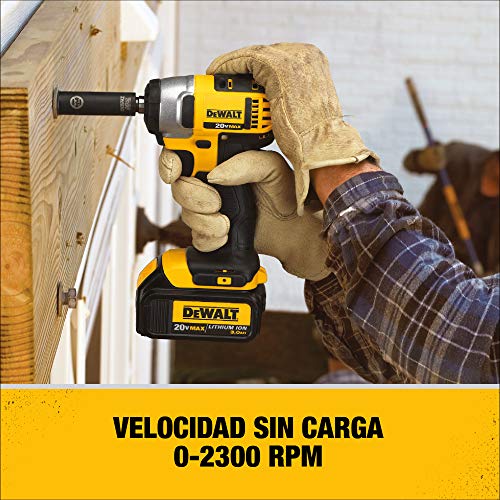 DEWALT 20V MAX Cordless Impact Wrench with Detent Pin, 1/2-Inch, Tool Only (DCF880B)