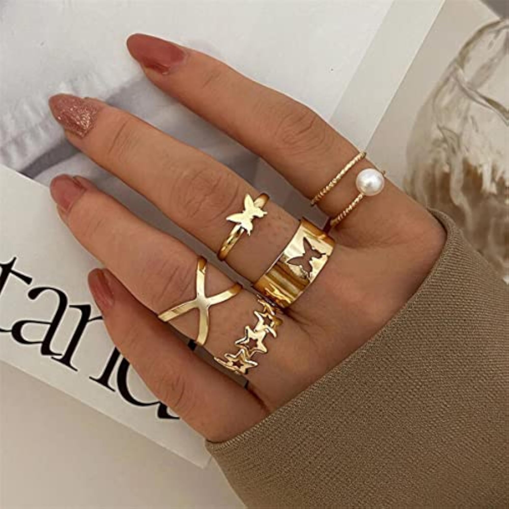 Stackable Rings Set - Style 7