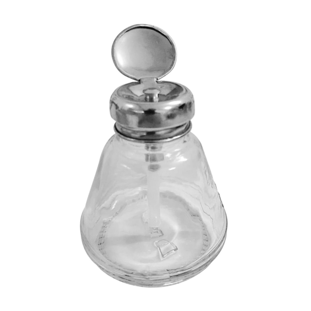 Ipetboom Non-volatile Nail Polish Remover Bottle 150ml Pumping Bottle Easy Press down for Liquid Storage