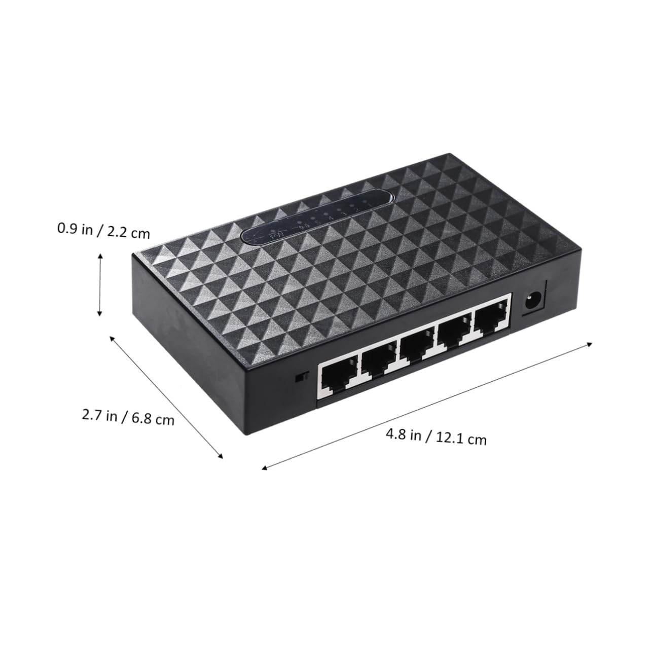 Gadpiparty Gigabit Ethernet 5 Ports 10/100mbps LAN Splitter High Adapter Easy Setup Us
