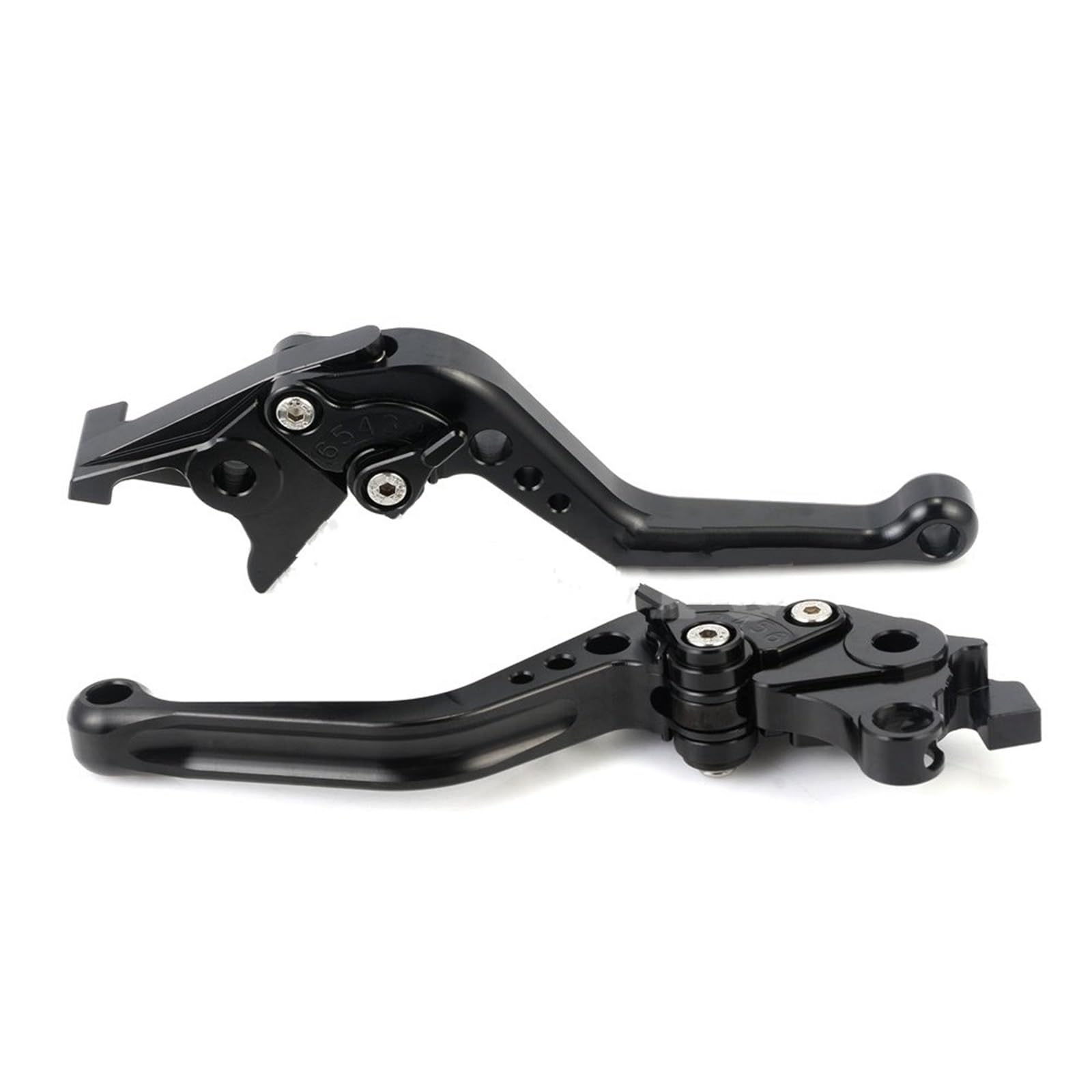 Bmnjvi Short Black Short&Long Motorcycle Cnc Adjustable Brake Clutch Levers For Y&Amaha Yzf R6s 2006 Yzfr6s 2006 2007