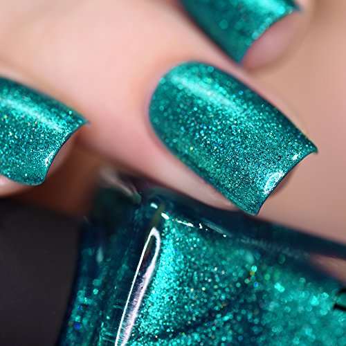 Image of ILNP No Days Off - Stunning Teal Holographic Nail Polish