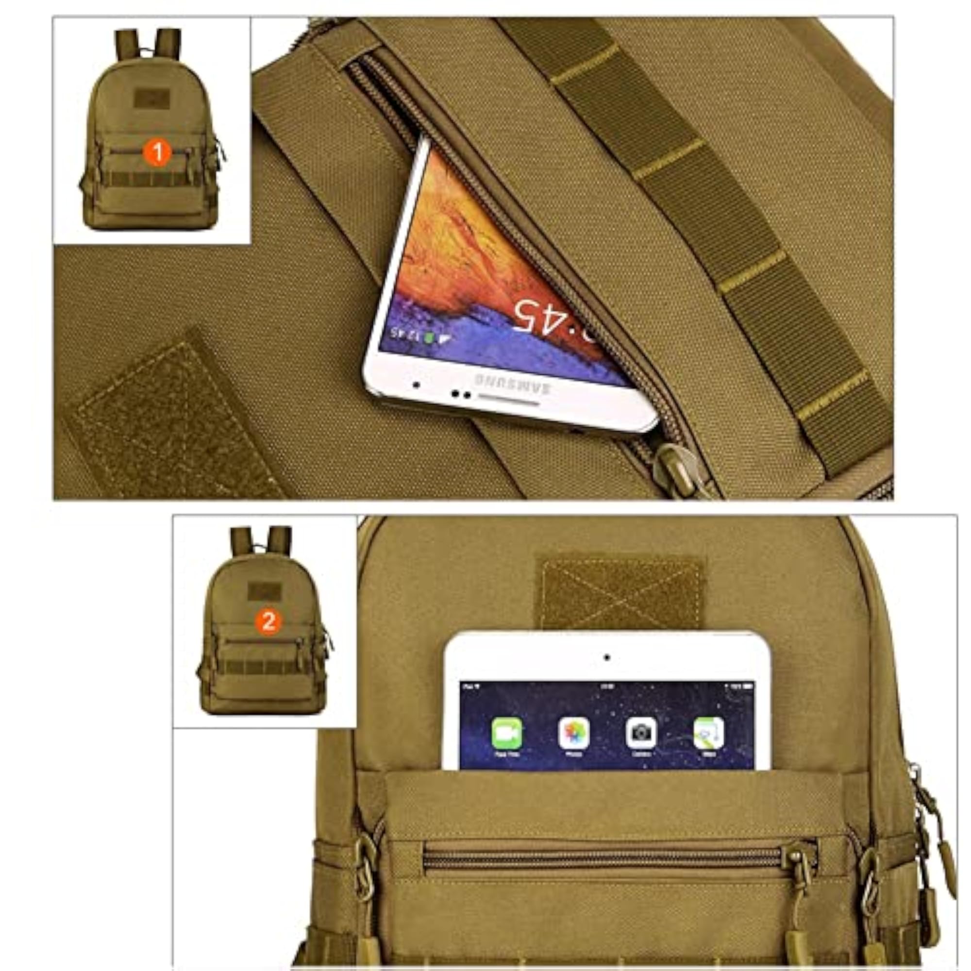 10L Mini Military MOLLE Tactical Backpack