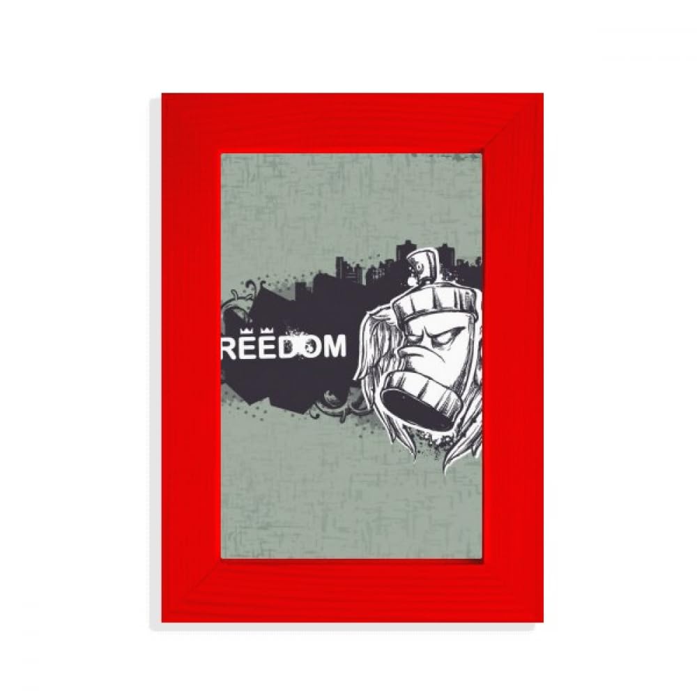Cadre photo Hip-Hop Freedom Saint Graal Rouge mural format poster