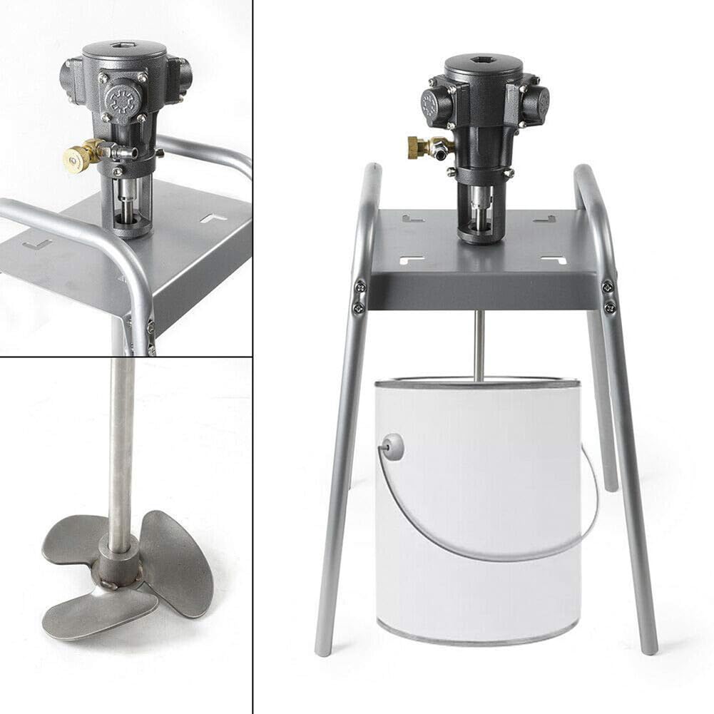 Máquina mezcladora de Pintura neumática de 5 galones y 20 litros, agitador de Aire, Mezclador de Pintura con Plataforma elevadora, máquina agitadora para Materiales de Revestimiento de Pintura