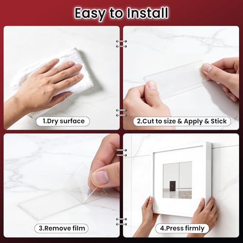 Image of NULTAT 100 Feet Double Sided Tape Heavy Duty, Nano Reusable, Removable, Washable Double Stick Tape for Wall, Clear Multipurpose Two Sided Adhesive Tape 1.18 inch x 120 inch (100 Feet)