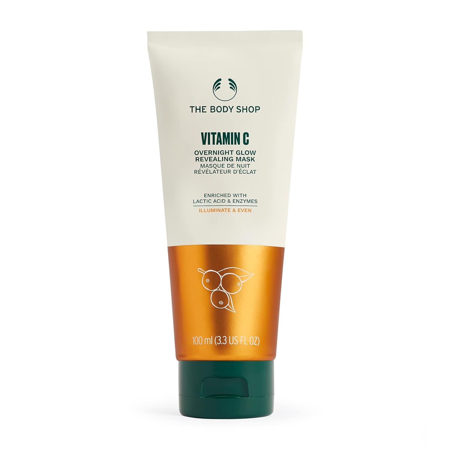 The Body Shop Vitamin C Overnight Glow Revealing Mask - For Even Toning, Brightening - 3.3 Fl Oz - Image 1 of 4