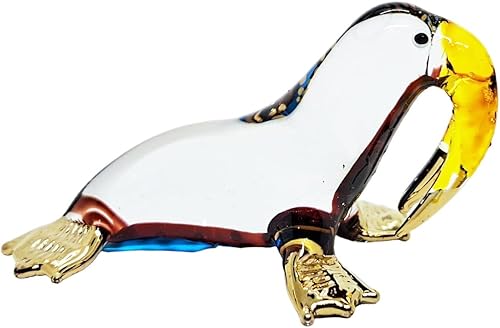 Miniatura 8 de Mr_air_thai_Glass_Blown Pequeño oso de cristal soplado a mano de vidrio transparente arte arte figura animales colección vidrio soplado