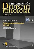 Deutschsprachige Literatur(en) seit 1989 (Sonderhefte der Zeitschrift für deutsche Philologie)