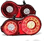 ACANII -For 2009-2017 GTR GT-R CBA-R35 GT1 Red Lumileds Full LED Tail Lights Lamps Taillights Taillamps Driver+Passenger