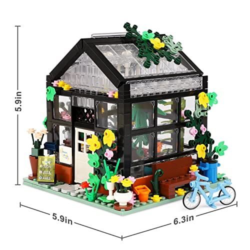Qlt Flower House Building Set, Compatible With Lego Flower Friends House Create Elegance And Warmth Environment, Nice Gift With Beautiful Gift Box For Girls 6-12 And Building Blocks Lover (579 Pcs) #TOP2