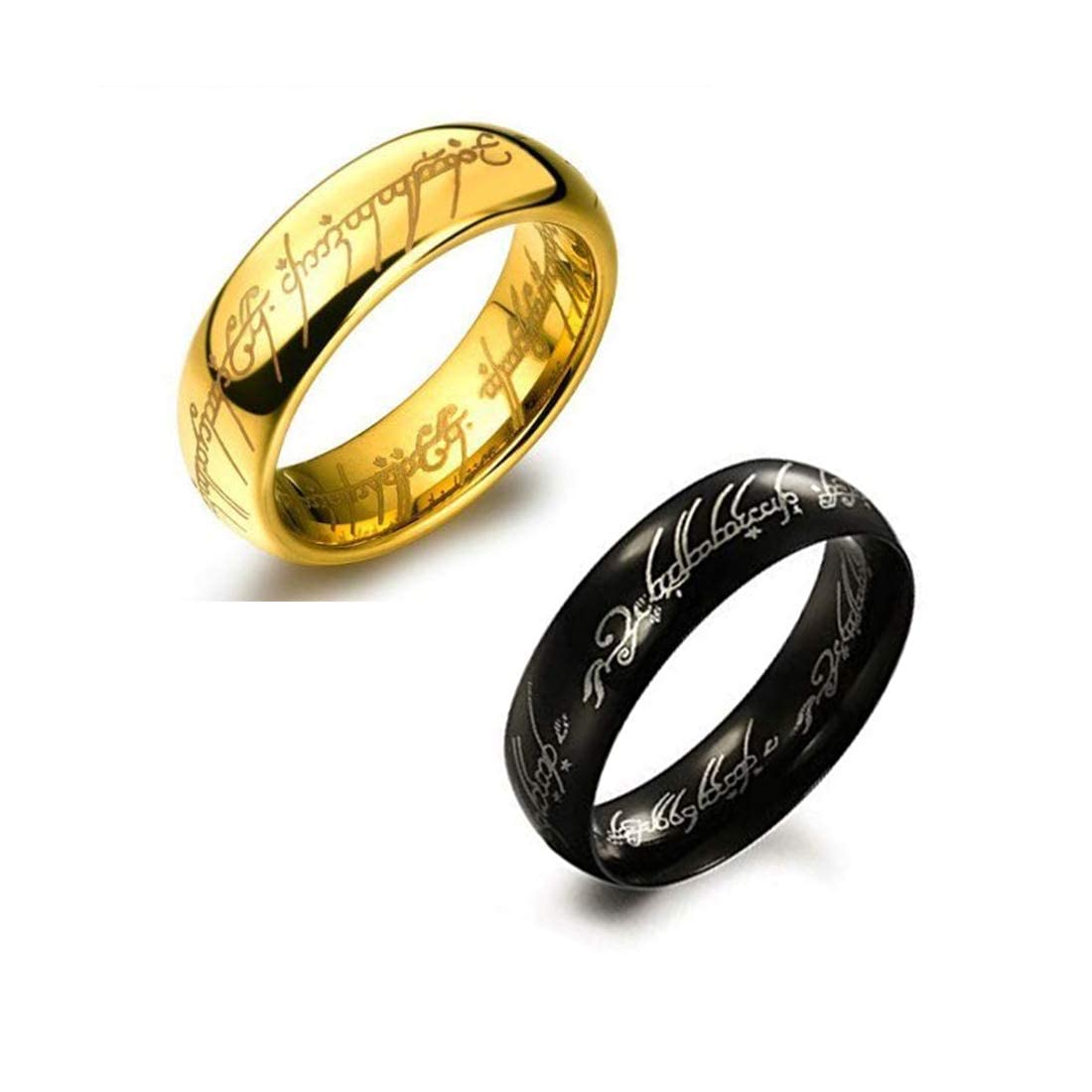 Yellow Chimes Rings for Men | Pack of 2 Combo Rings Stainless Steel Ring| Black and Gold tone Band Ring for Men and Boys| Ideal Gift For Men and Boys (B08ZCRCLPR) Amazon Price History, Amazon Price Tracker