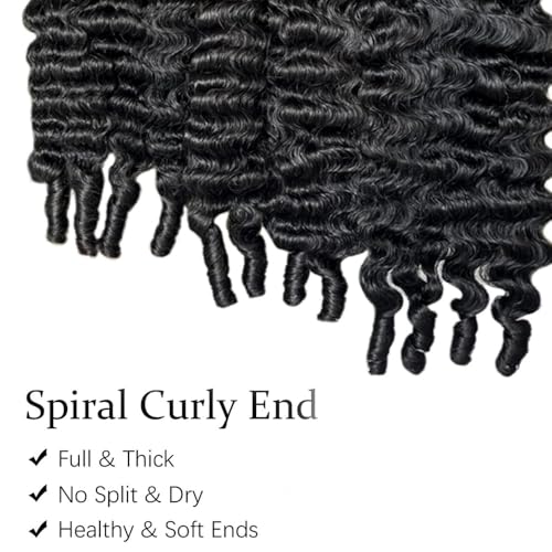 Burmese Curly Bundles Human Hair 12 Inch Human Hair 4 Bundles 100% Unprocessed Quick Weave 3c4a Real Human Hair Extensions Natural Black - Image 6