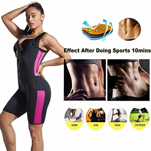 Valcatch Womens Full Body Shapewear Sleeveless Sauna Suit Weight Loss Waist Trainer Sweat Bodysuit #TOP5