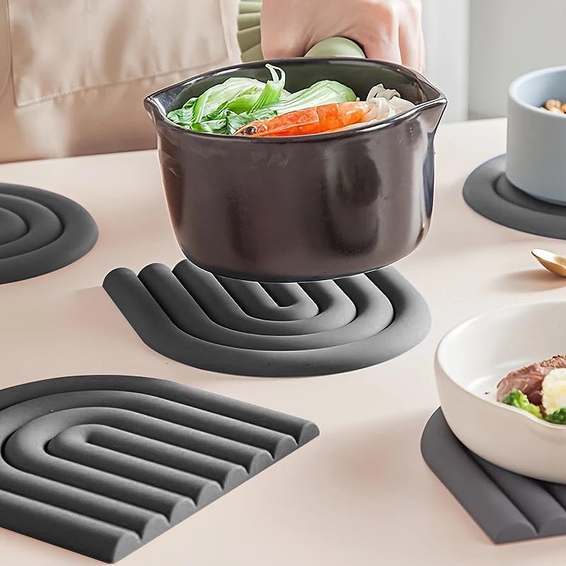 1PC Silicone Insulation Triple Pad - Anti - Slip, Durable, Heat -...