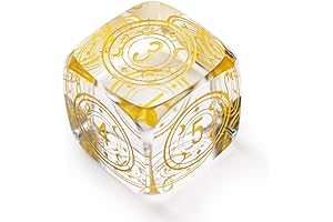 3D Laser Etched Mysterious Dice: Gamescience Dice for the Curious Collector!