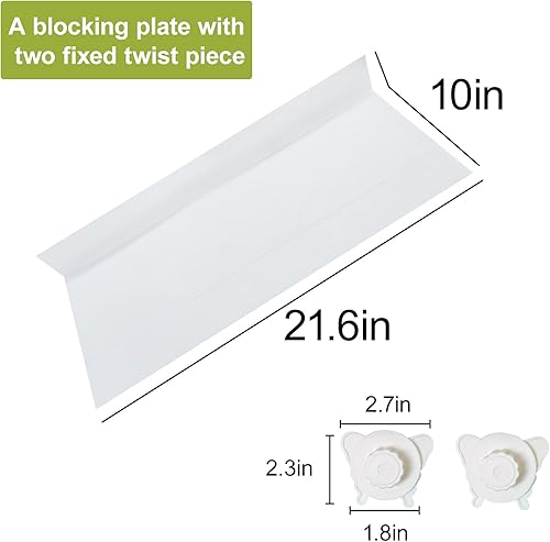 Miniatura 4 de 4 unidades de caja de arena de conejo, protector transparente de orina fácil de limpiar, forro lateral protector de orina, protección contra