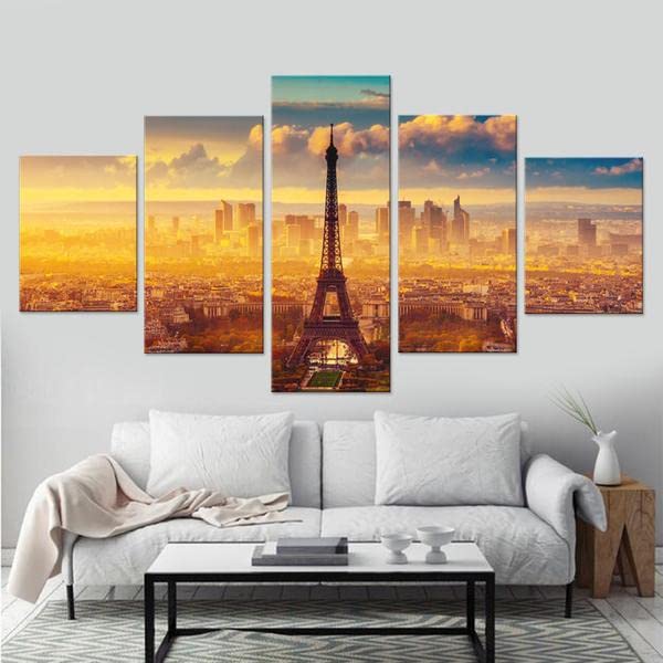 Tableau cuisine decoration murale Tour Eiffel pour intérieur