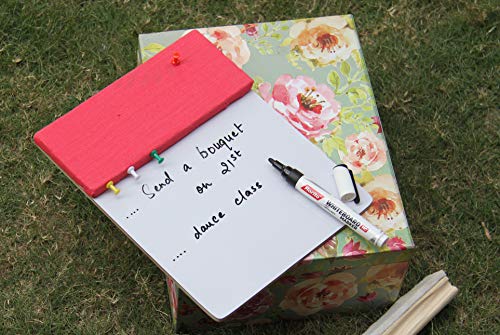 Image of IVEI Pinboard + whiteboard, Combination Board - Small (Pink)