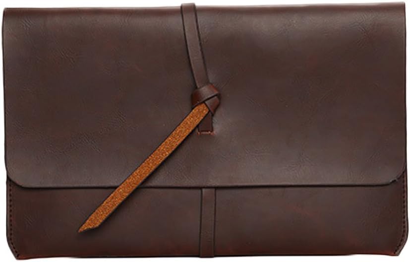 Nanxson Fashion Soft PU Leather Women Leisure Retro Clutch Bag Handbag Envelope Bag Document Bag AY4023 (coffee)