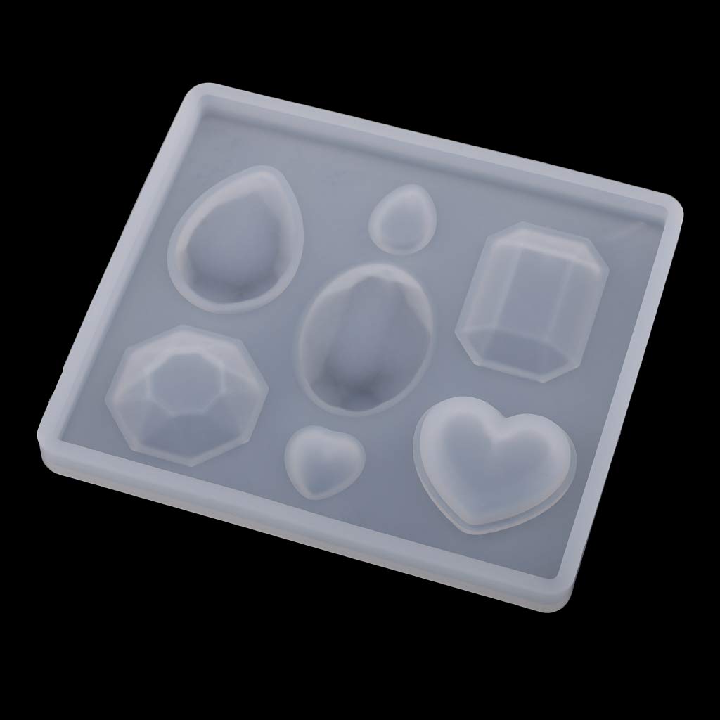 Stampo In Silicone A Forma Di Diamante 45 Mm – Per Resina, Gioielli Fai Da Te, Cabochon E Argilla Polimerica