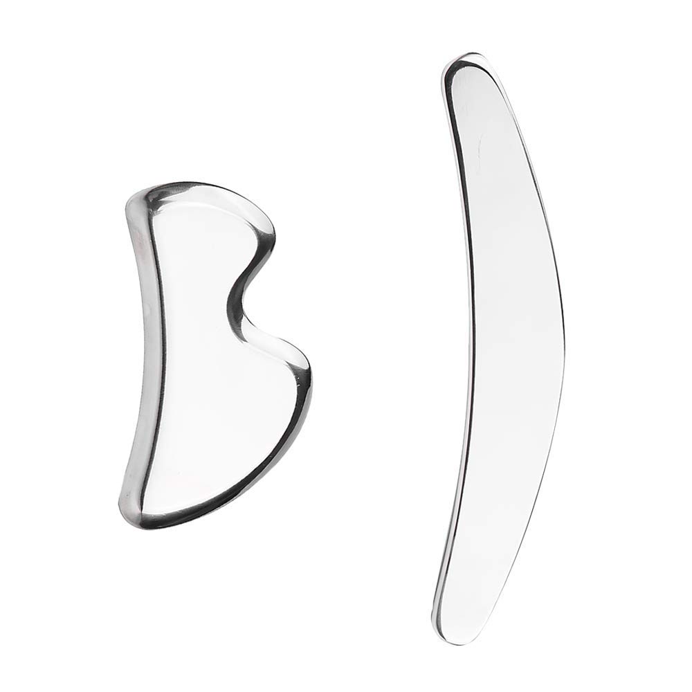 Guasha Massage Tools,Medical Grade Stainless Steel Scraping Tool for Soft Tissue Scraping Massage Tool, Physical Therapy Stuff,Used for Back, Legs, Arms,Neck,Shoulder