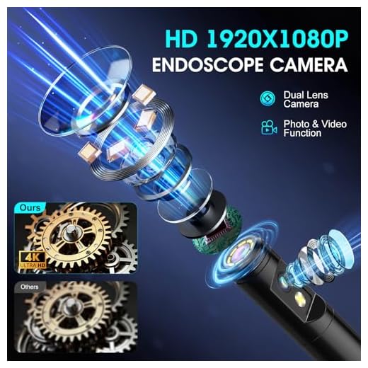 Dual Lens HD Inspection Endoscope Camera